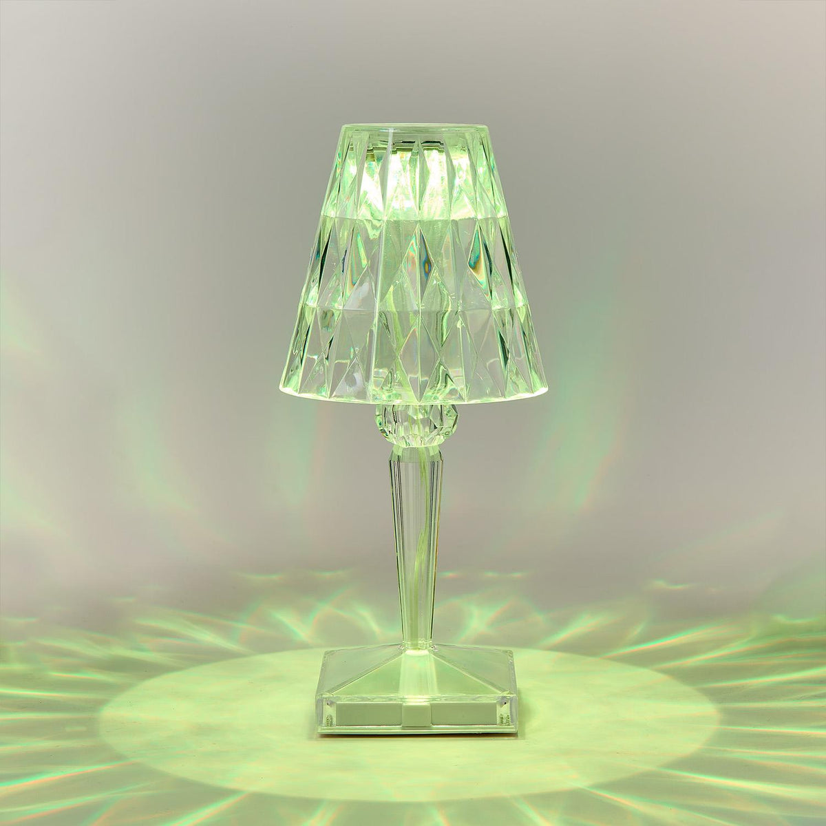 LED Cordless Color-Changing Crystal Table Lamp