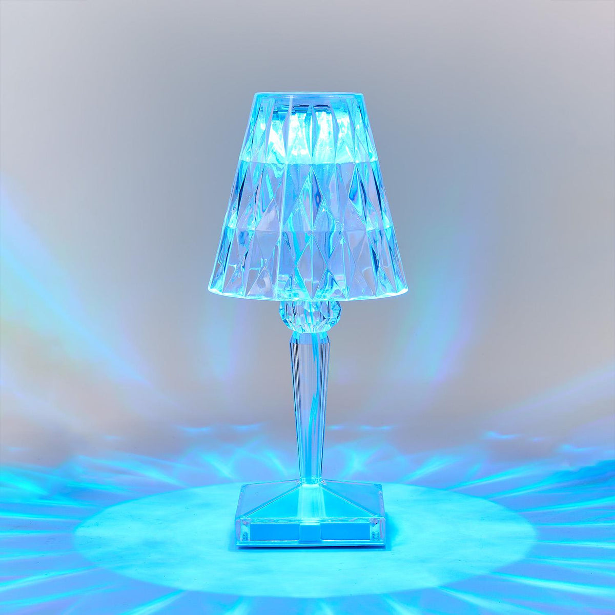 LED Cordless Color-Changing Crystal Table Lamp