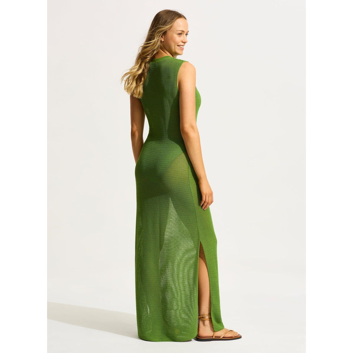 Kasbah Maxi Knit Dress Sage / M Kasbah Maxi Knit Dress Sage / M