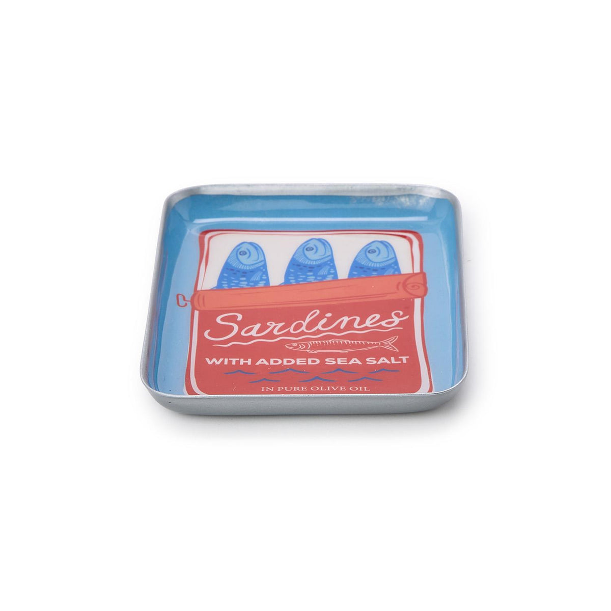 Sardines Set of 4 Metal Trinket Trays