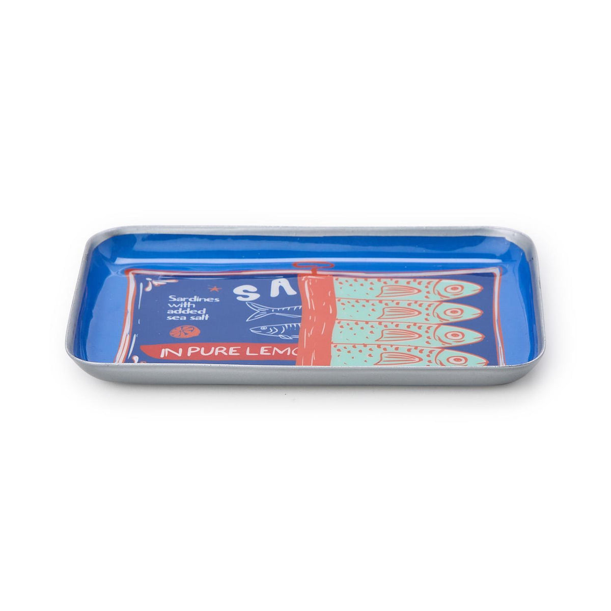 Sardines Set of 4 Metal Trinket Trays