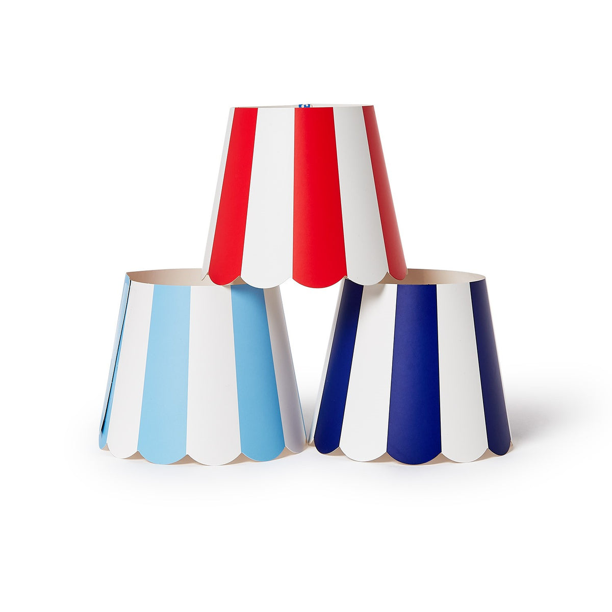 Bold Stripe Decorative Paper Shade Covers