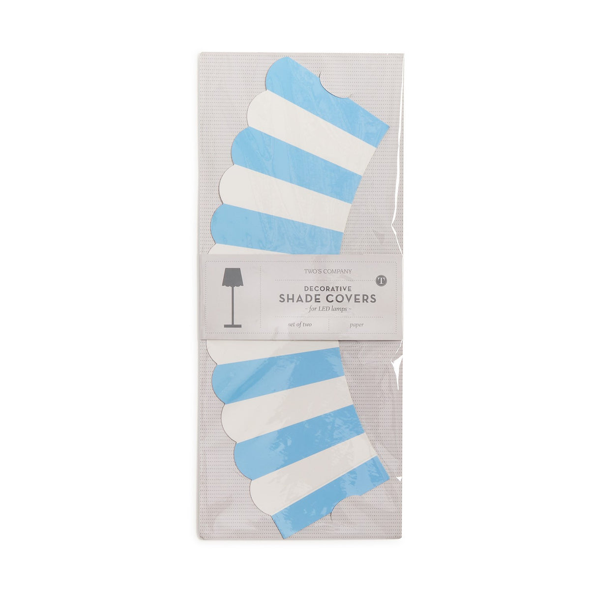 Bold Stripe Decorative Paper Shade Covers