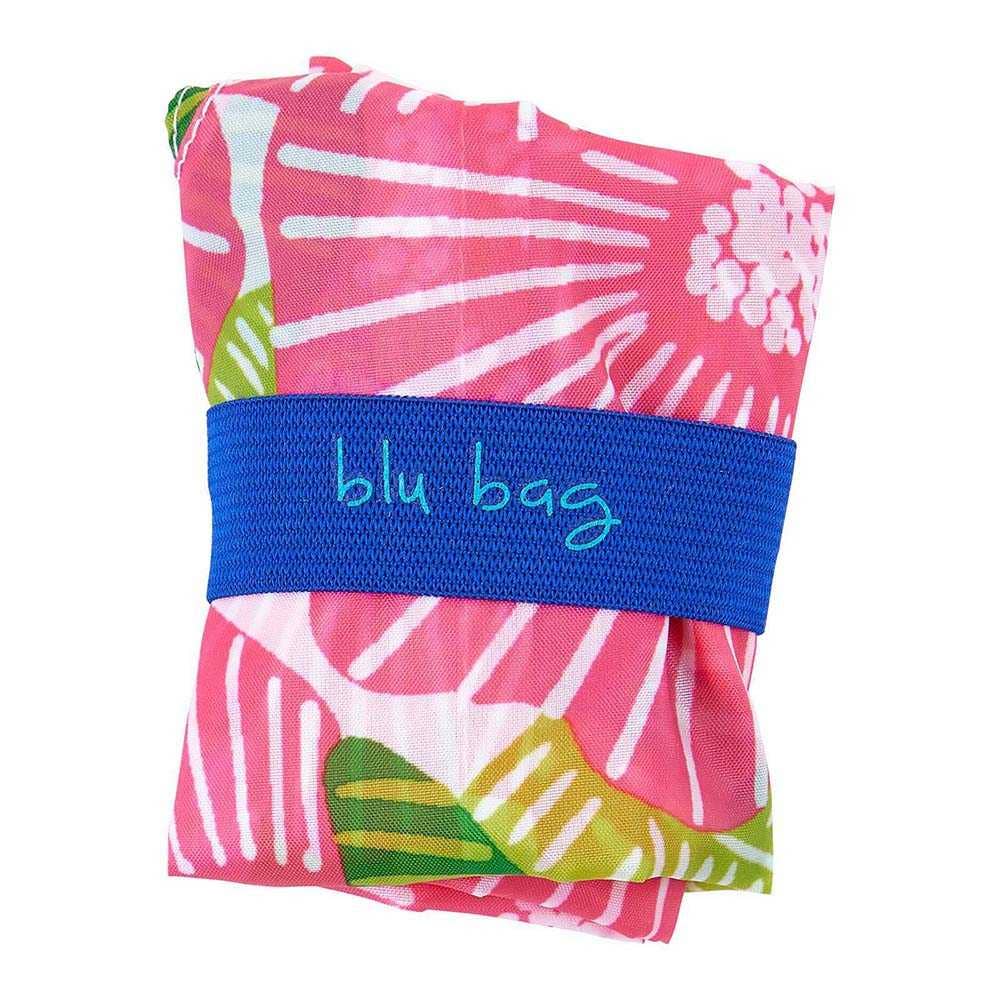 Poppy Papaver blu Bag Reusable Shopper Tote