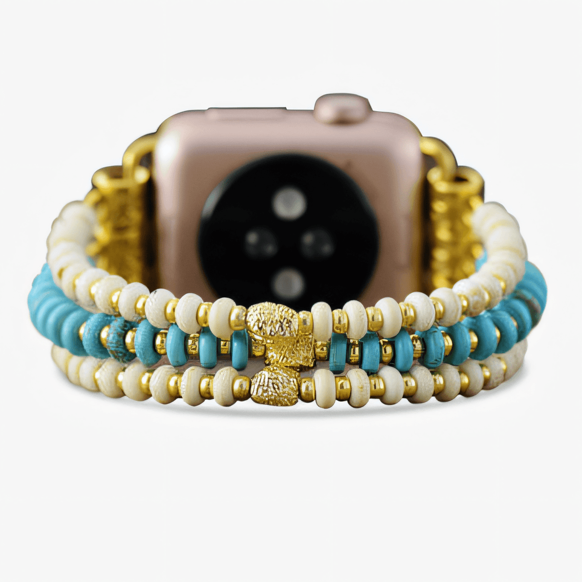 Turquoise Howlite Stretch Apple Watch Strap