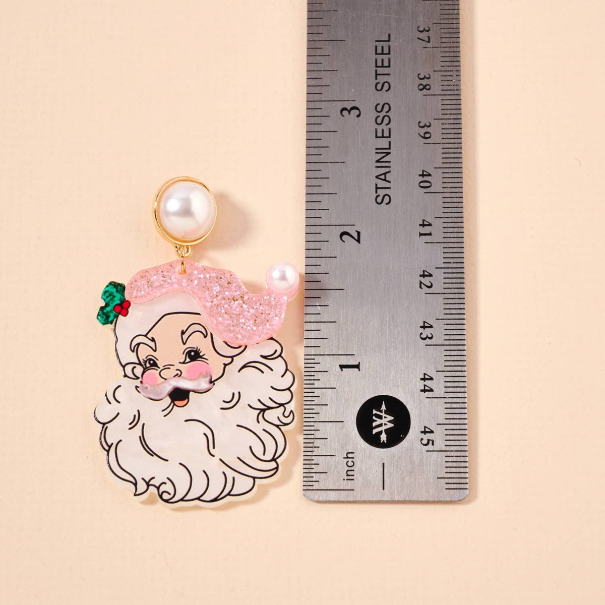 Christmas Santa Claus Dangling Earrings