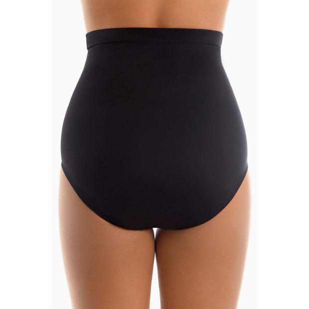 Solid High Waisted Brief Bottoms