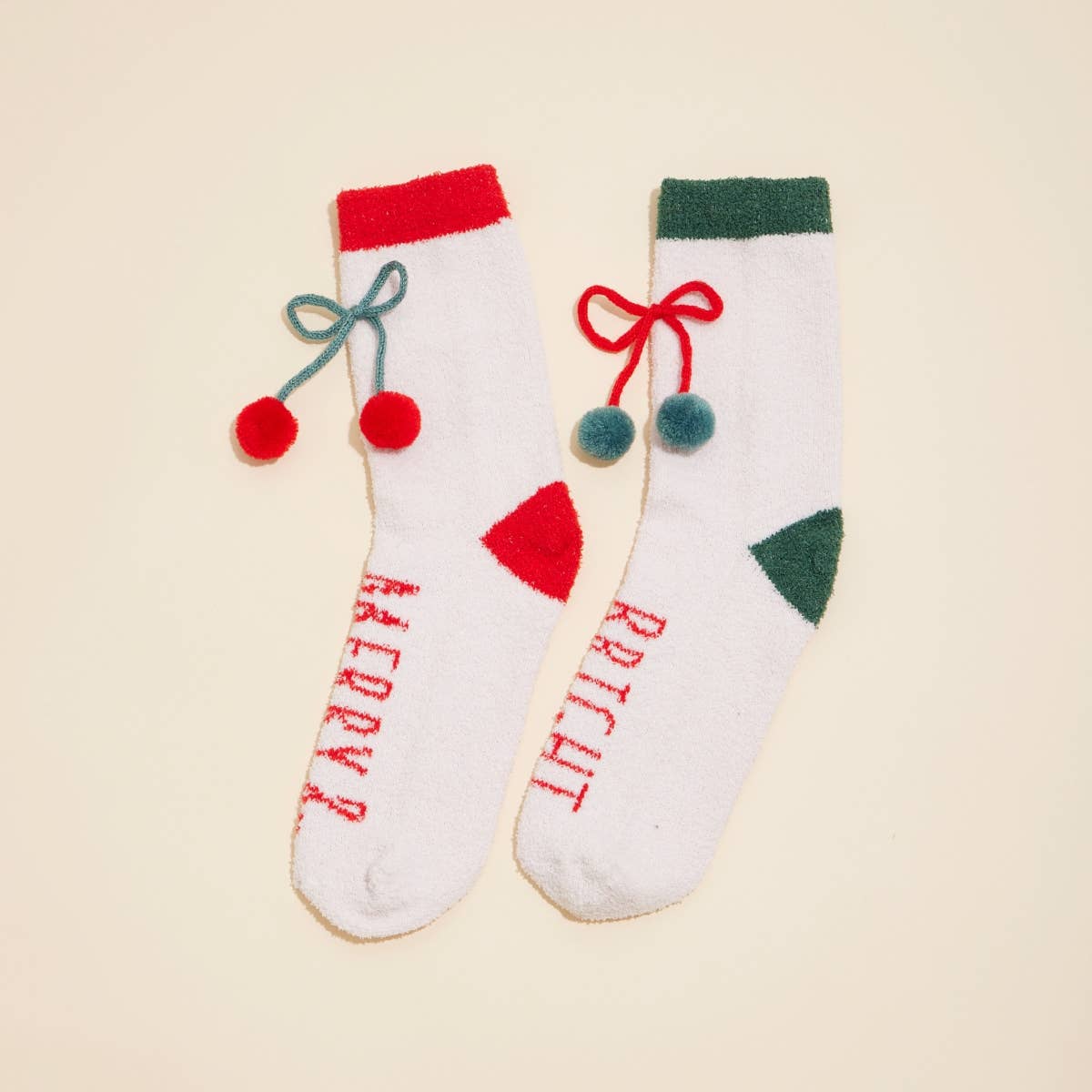 Christmas Fuzzy Socks Pack of 4