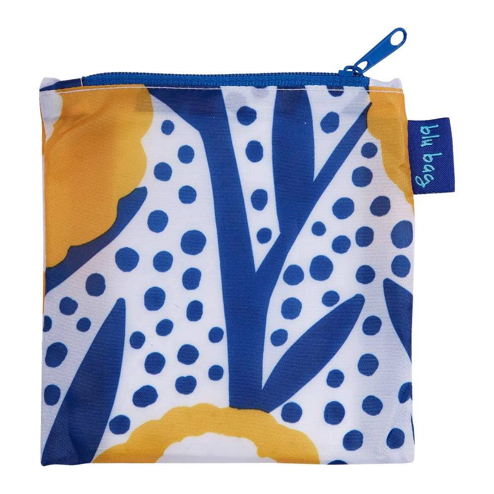 Golden Glow blu Bag Reusable Shopper Tote