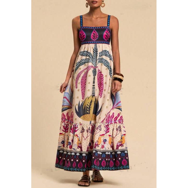 Summer Bohemia Print Dress