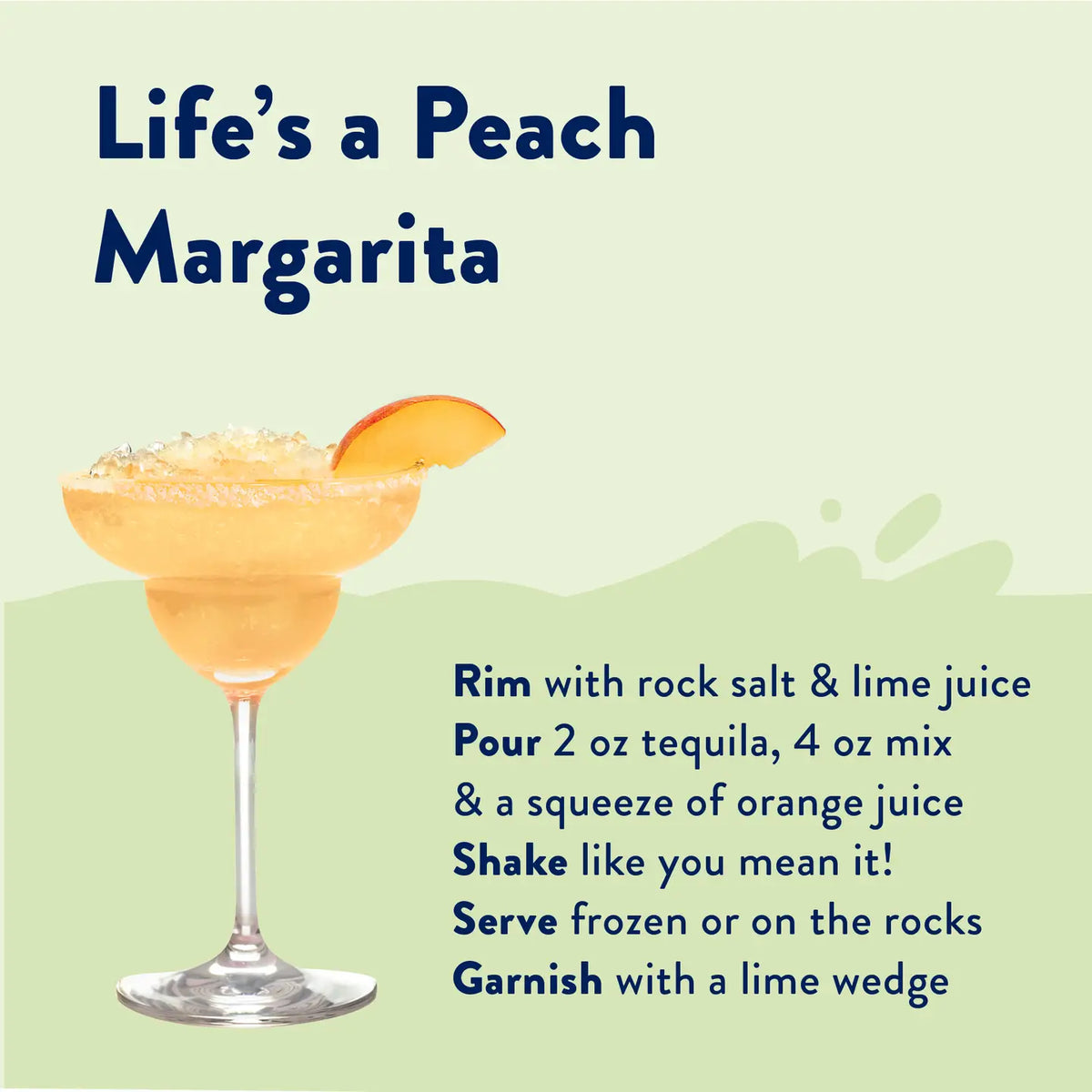 Peach Margarita - Mixer