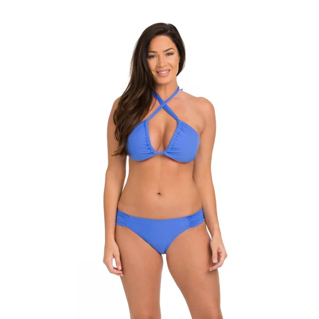 Solid Soft Tab Side Bikini Bottom