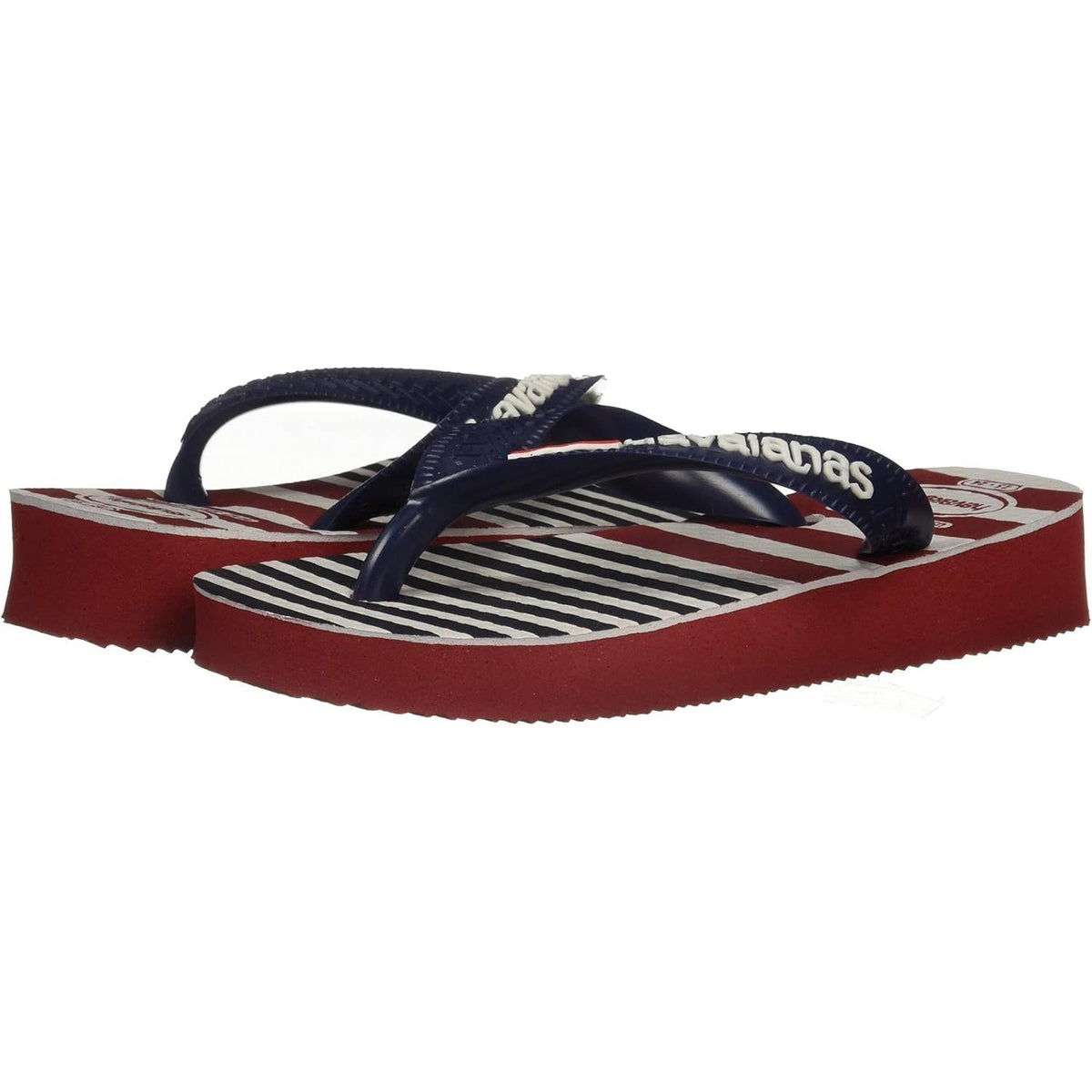 Kids Logo Stripes Flip Flop Sandal