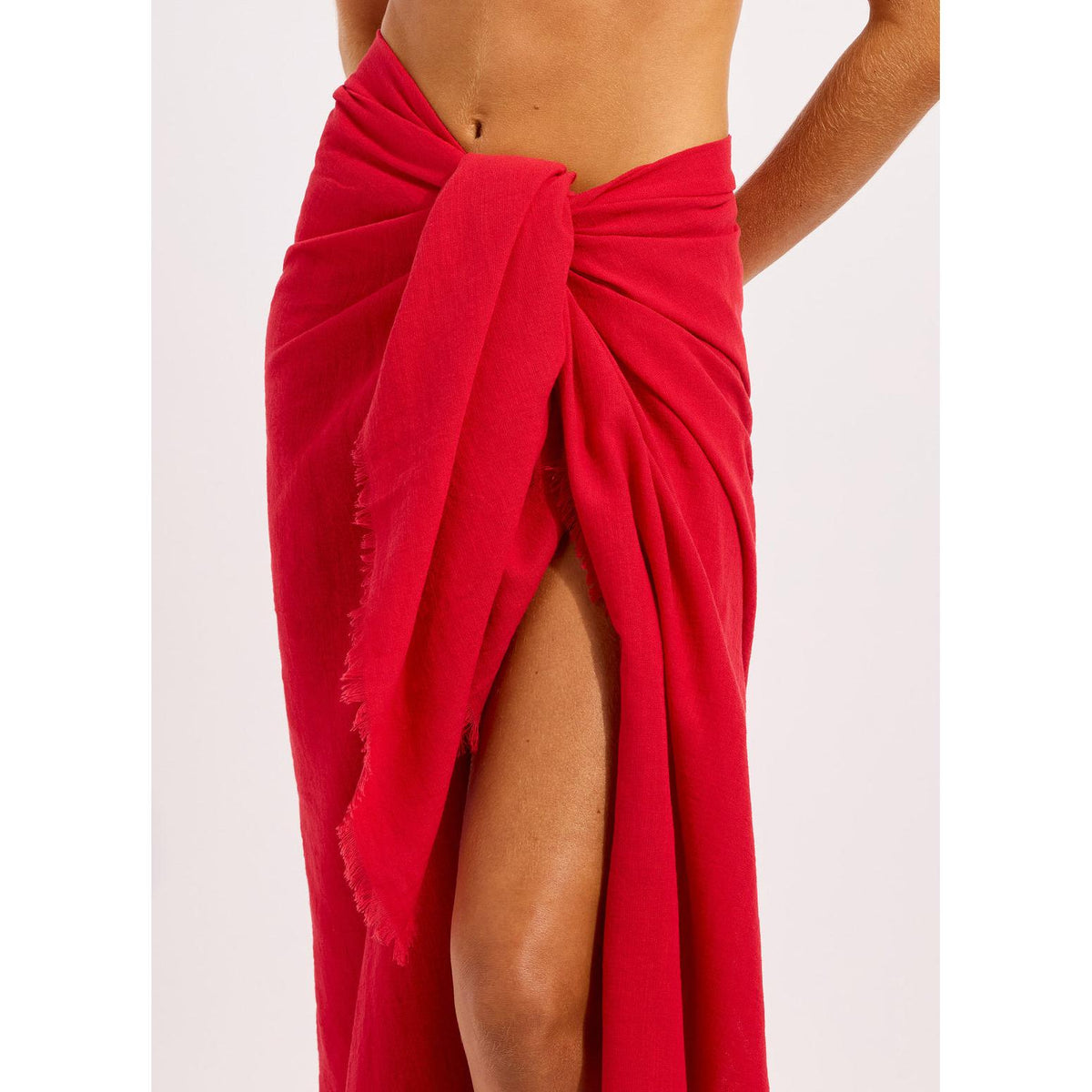 Beach Essential Textured Cotton Beach Wrap