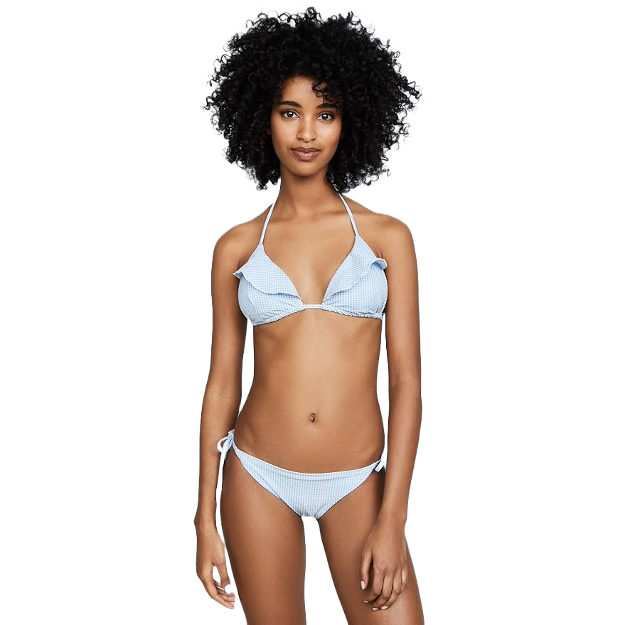 Mini Gingham String Bikini Bottom – Splash on Main