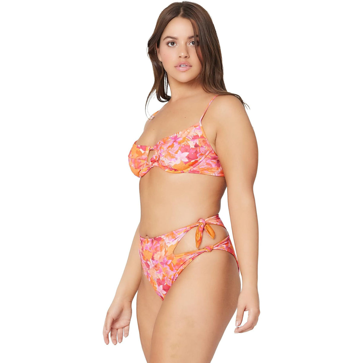 Into The Tropics Eco Chic Econyl® Rose Bikini Top