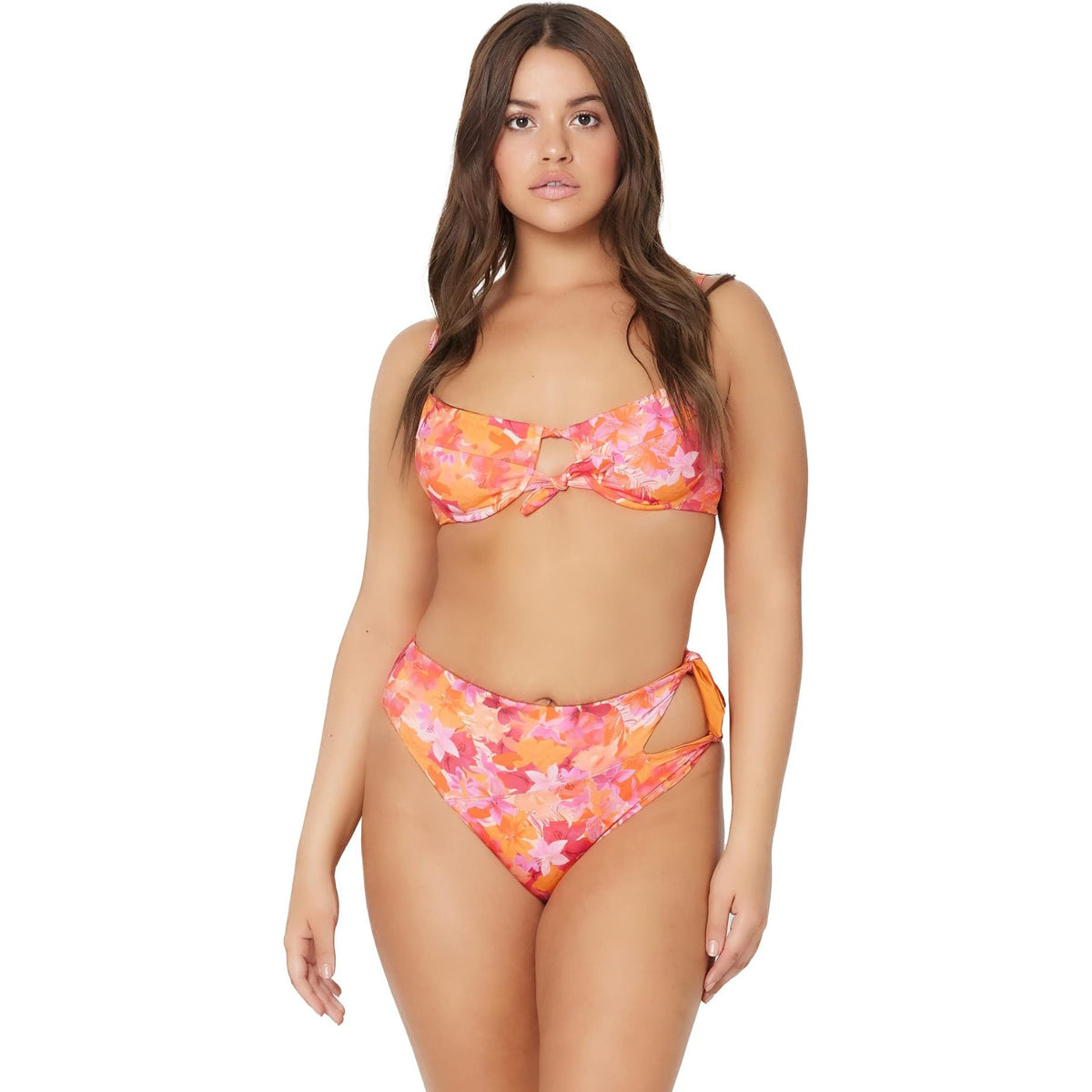 Into The Tropics Eco Chic Econyl® Rose Bikini Top