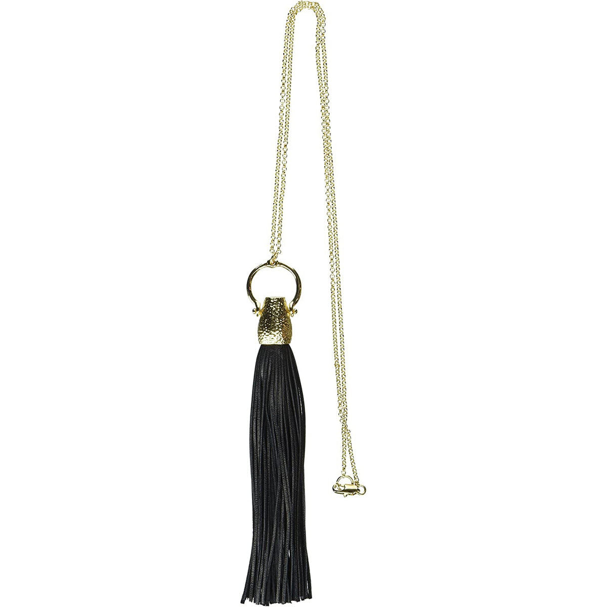 Leather Tassel Necklace