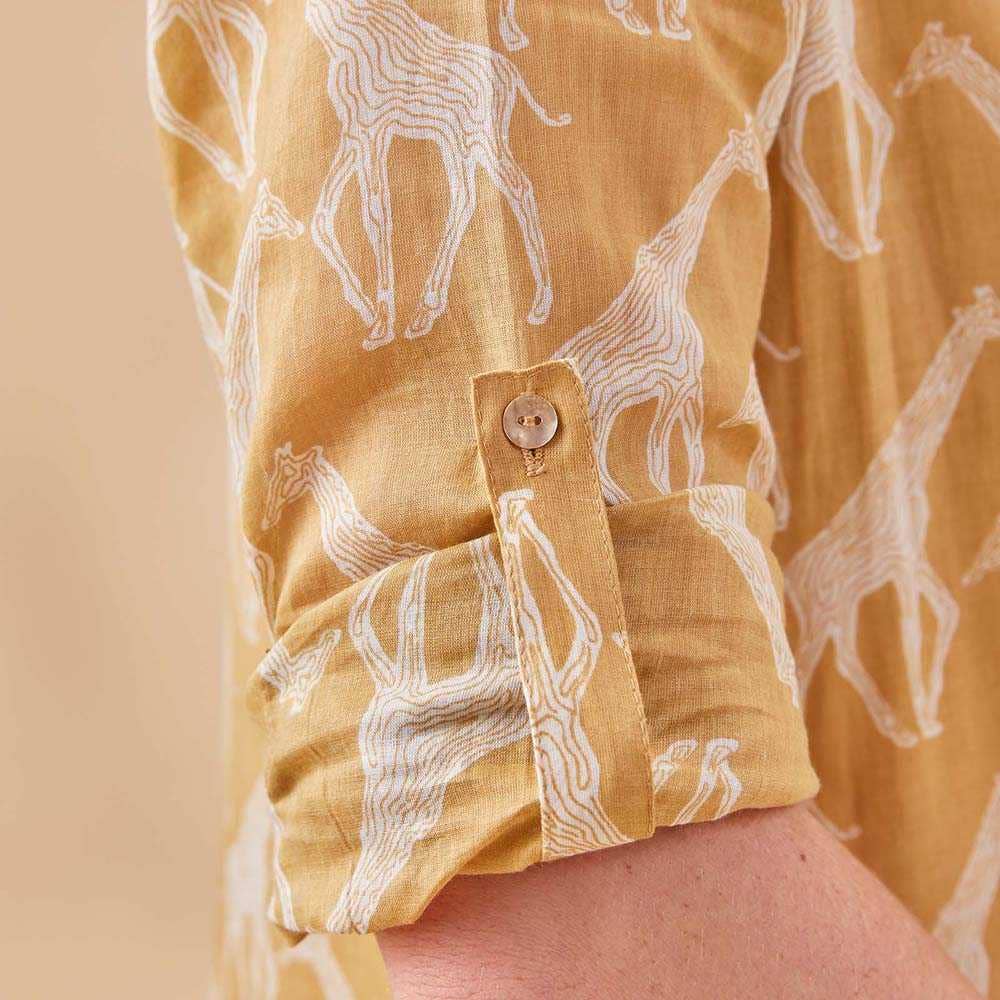 Giraffe Tan Shirt Dress
