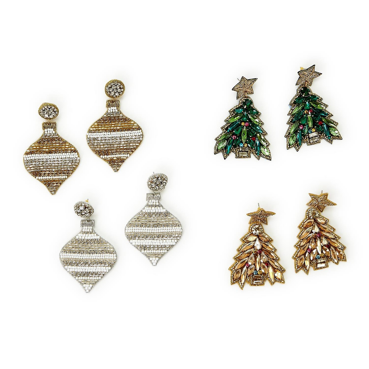 Holiday Crystal Earrings