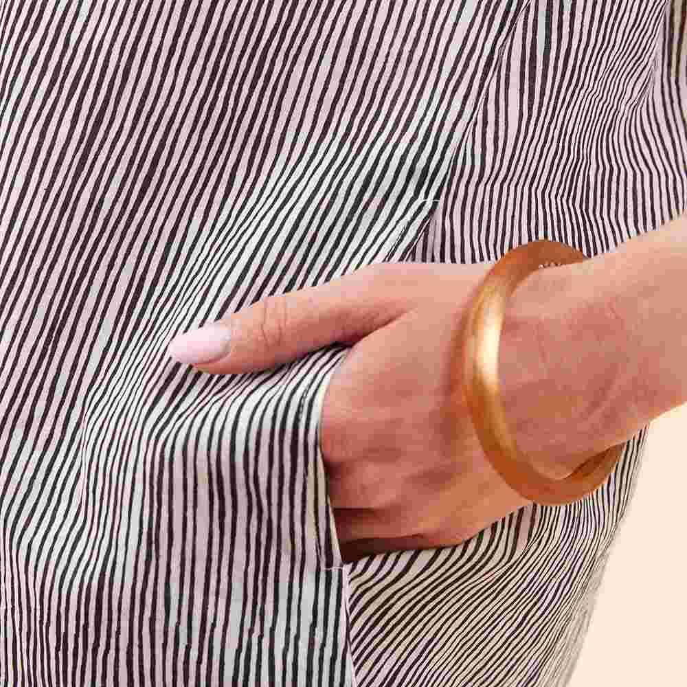 Suri Black Button Down Beach Tunic