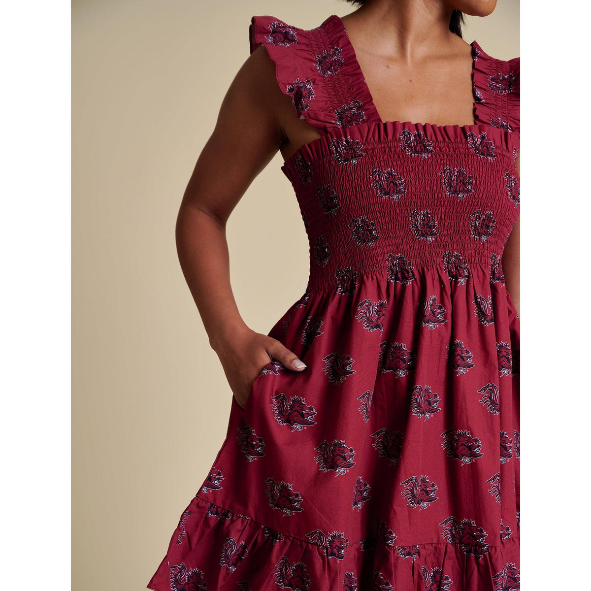 The Poplin Smocked Dress-South Carolina