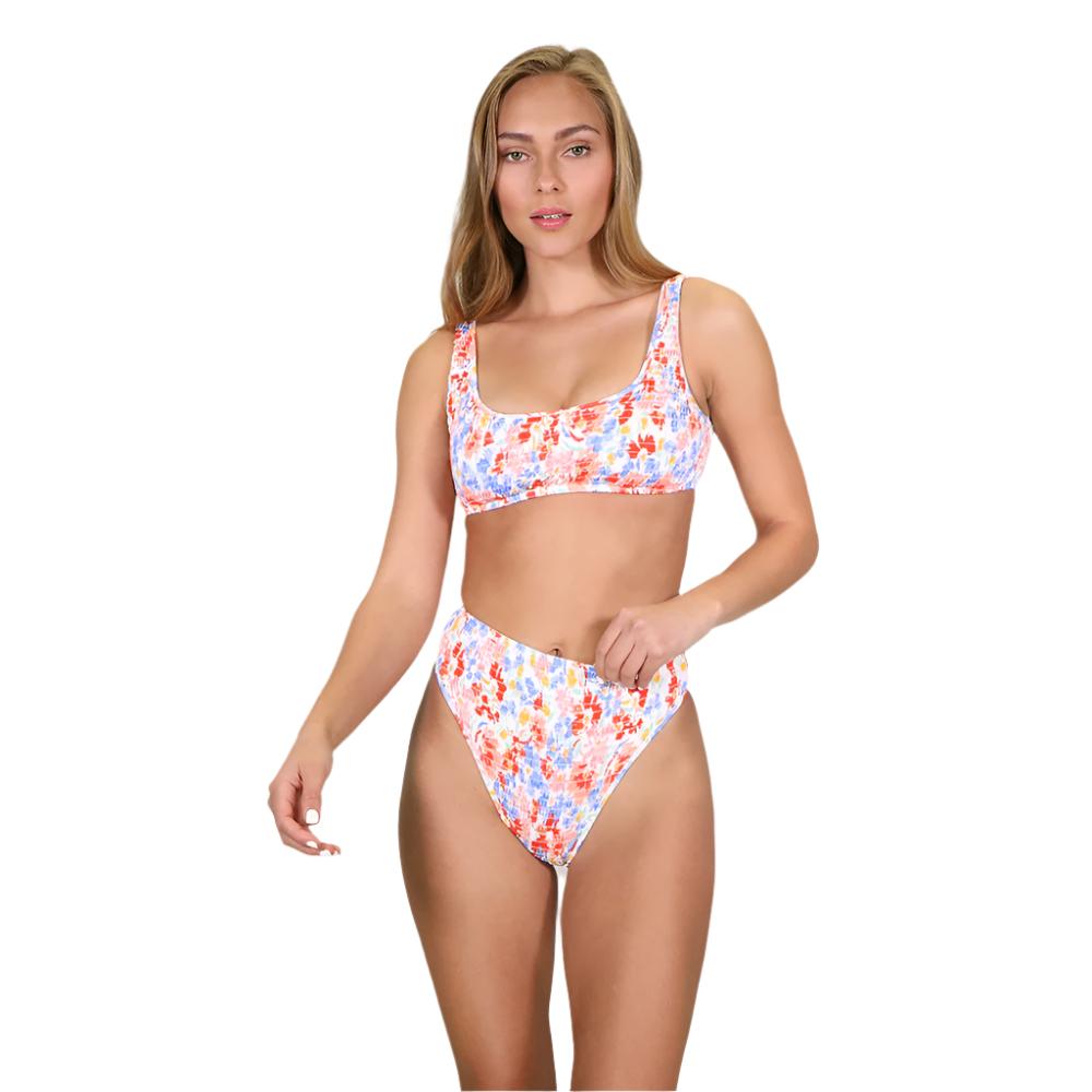 Smocked Barlette Bitsy Bikini Bottm