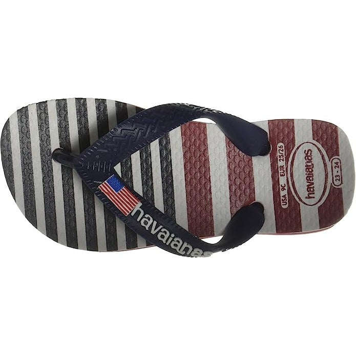 Kids Logo Stripes Flip Flop Sandal