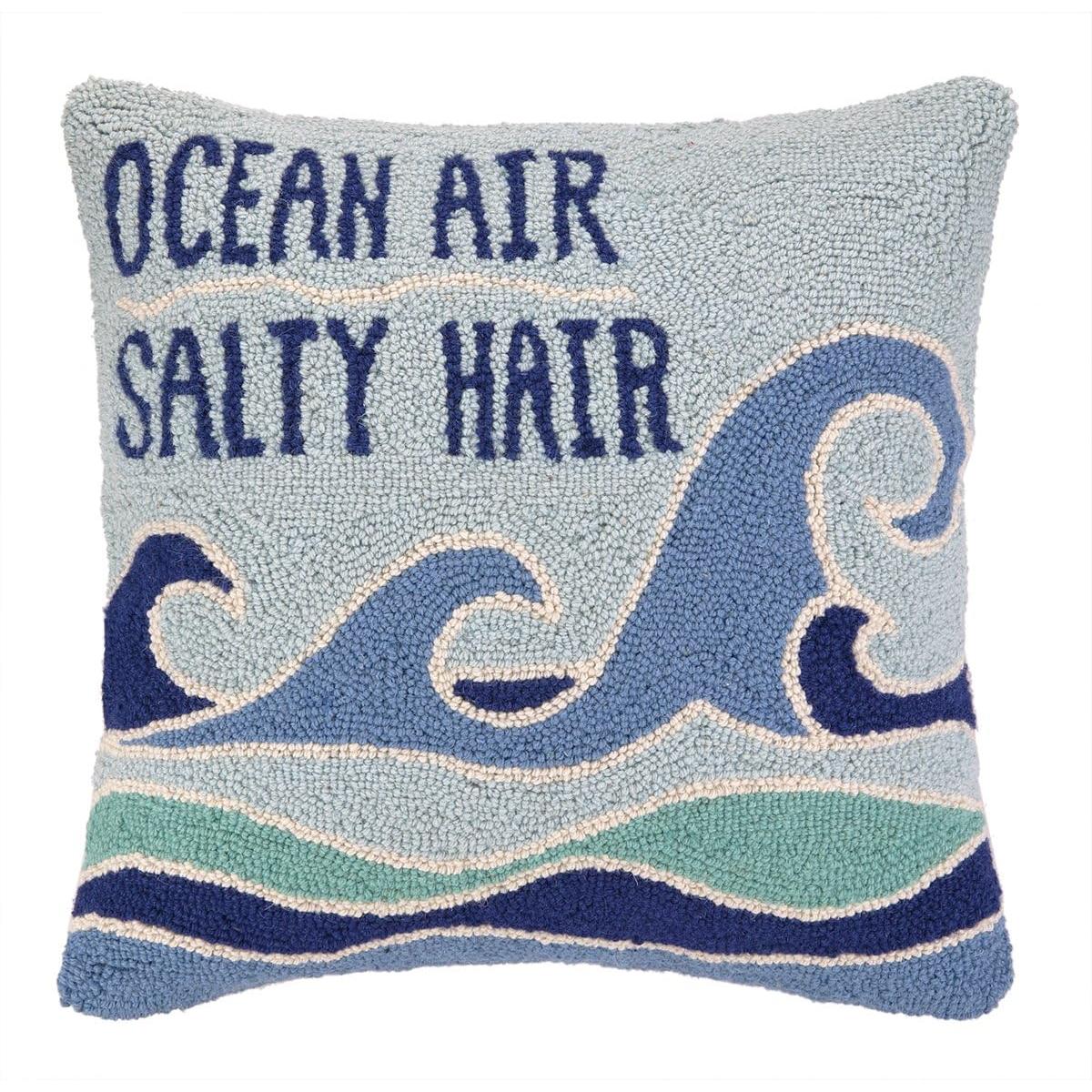 Ocean Air Salty Hair Hook Pillow