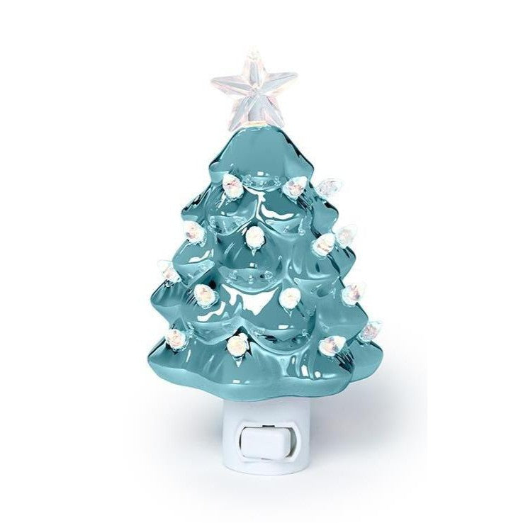 Metallic Christmas Tree Nightlight