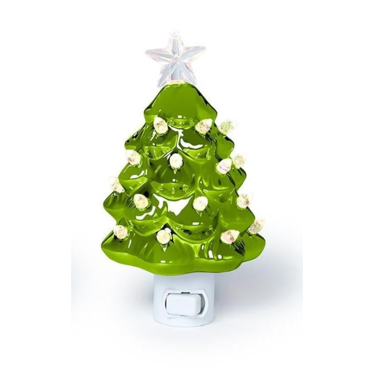 Metallic Christmas Tree Nightlight