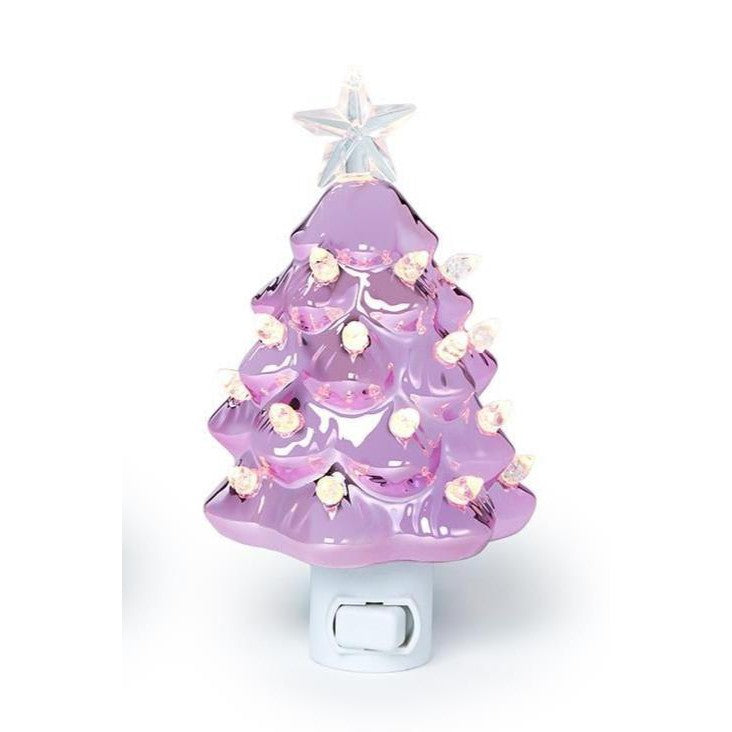 Metallic Christmas Tree Nightlight