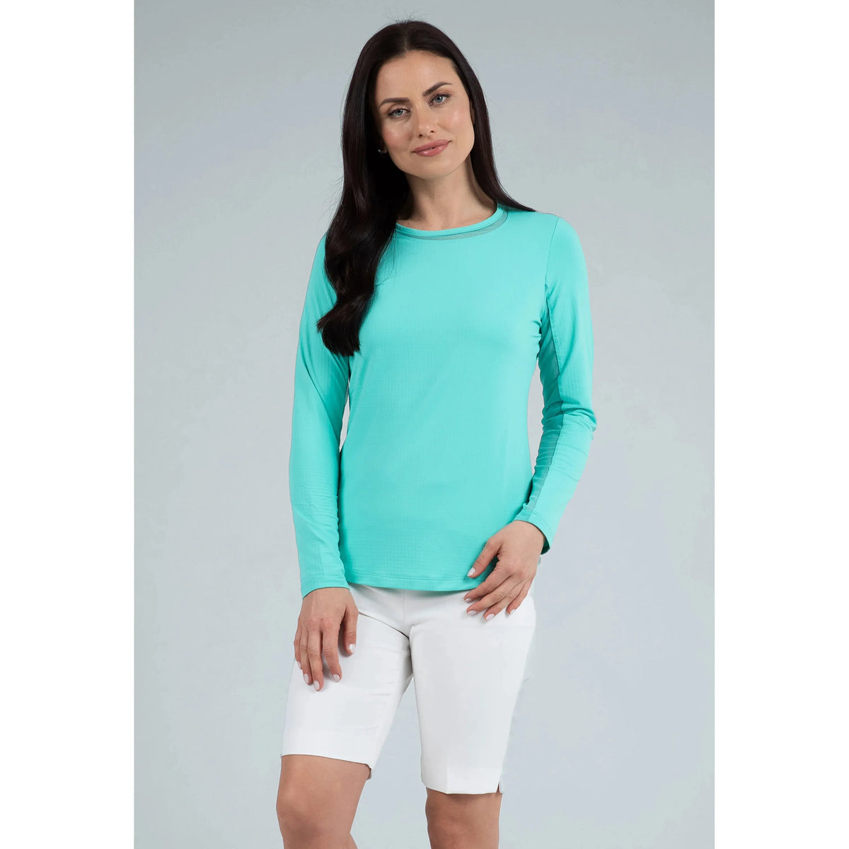 Solid Long Sleeve Crew