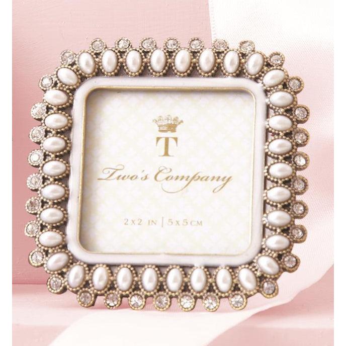 Precious Pearls Jeweled Mini Photo Frame