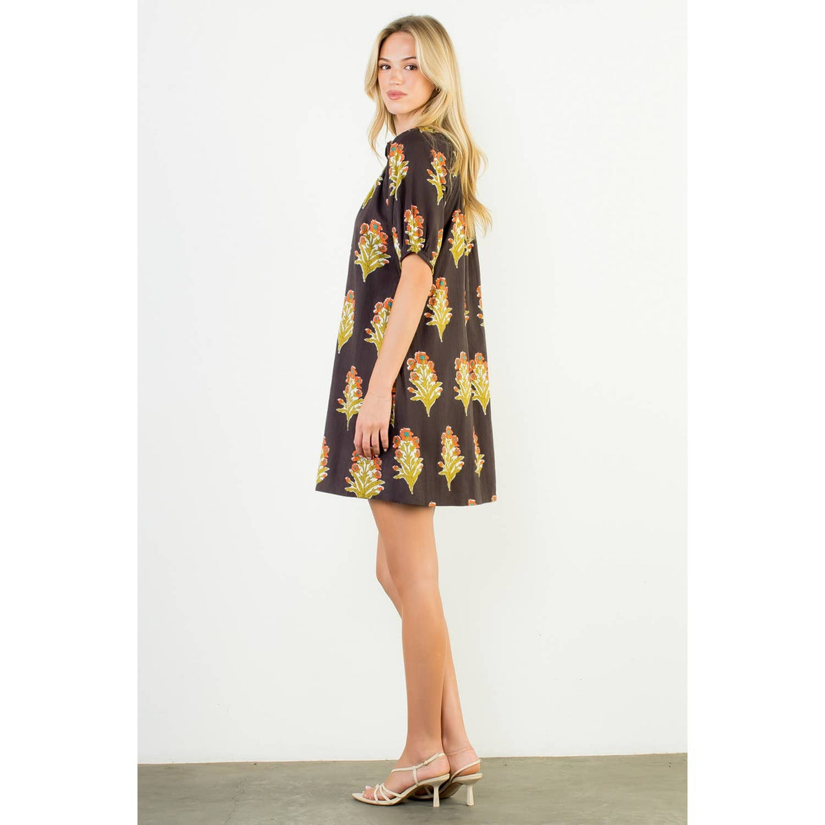Maeve Floral V-Neck Dress
