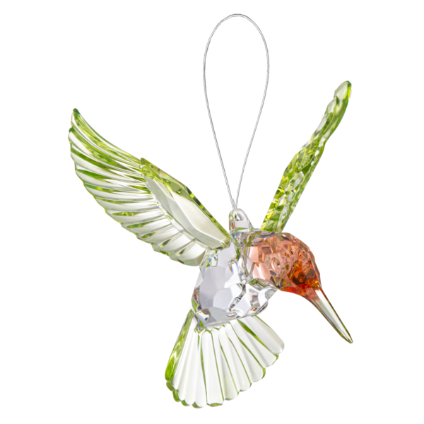 Red Throated Hummingbird Ornament