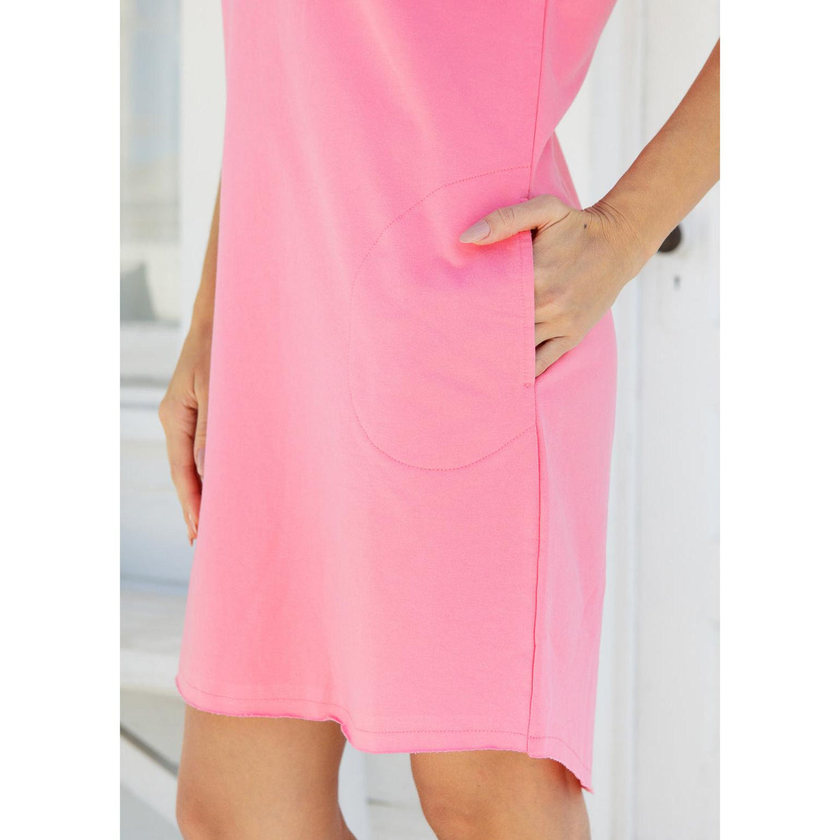 Short Sleeve Collar Dress