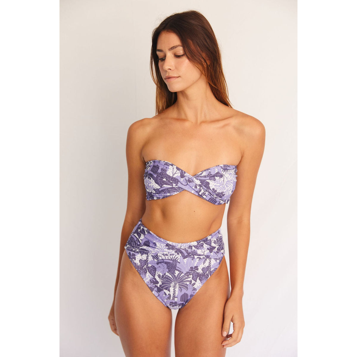 Womens Citrine Swim Swimwear  Ivy Ruffled Bikini Top LUSH