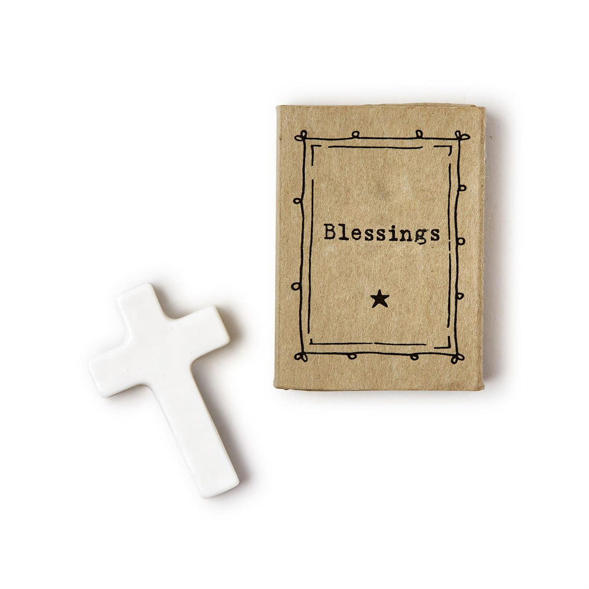 Miniature Cross Matchbox in Gift Box