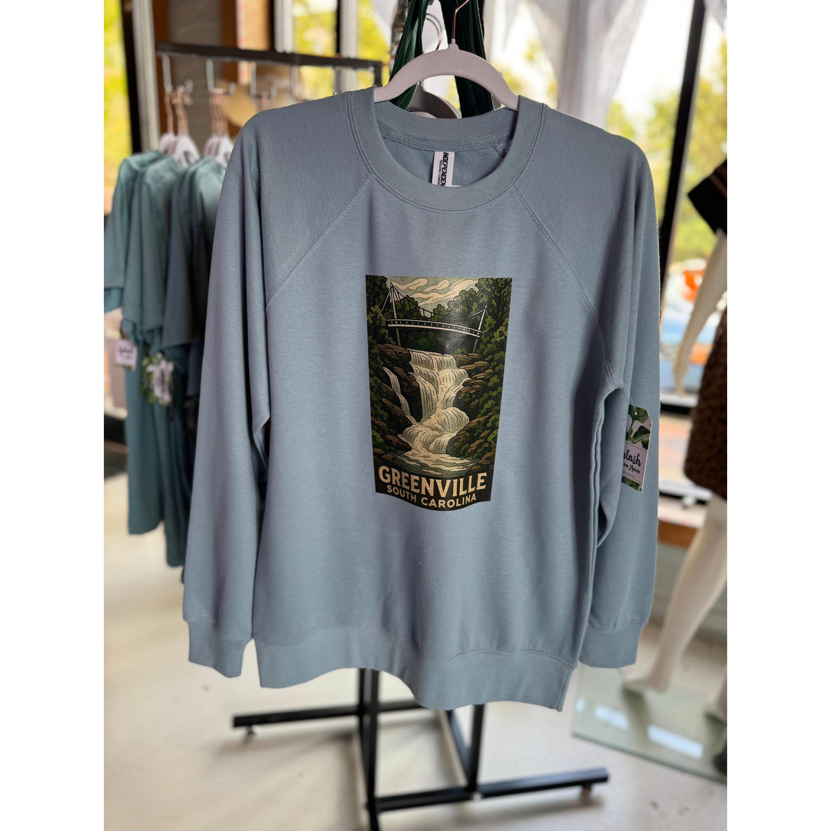 Greenville Waterfall Lightweight Sweatshirt
