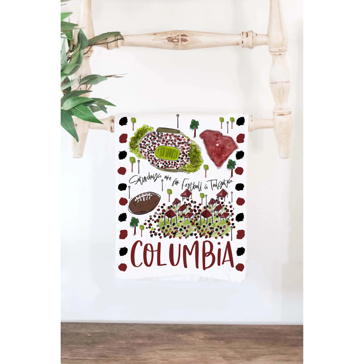 Columbia Tea Towel