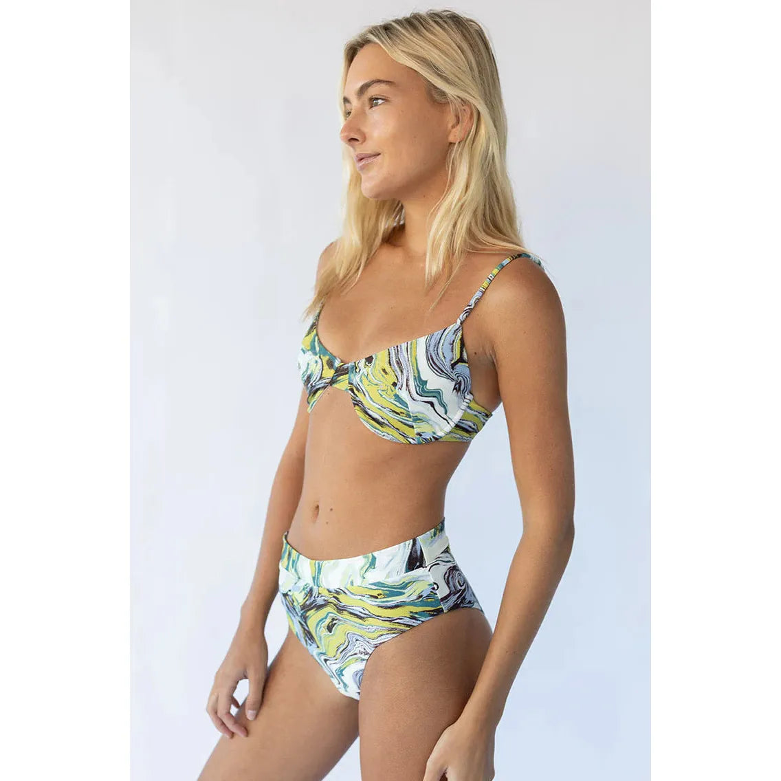 Marbled Izzy Bikini Bottom
