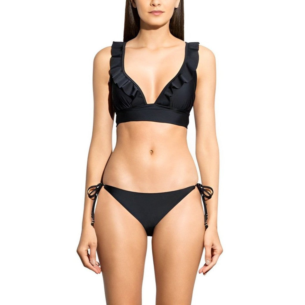 Solid Clean Triangle Bikini Bottom