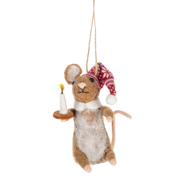 Bedtime Mouse Ornament