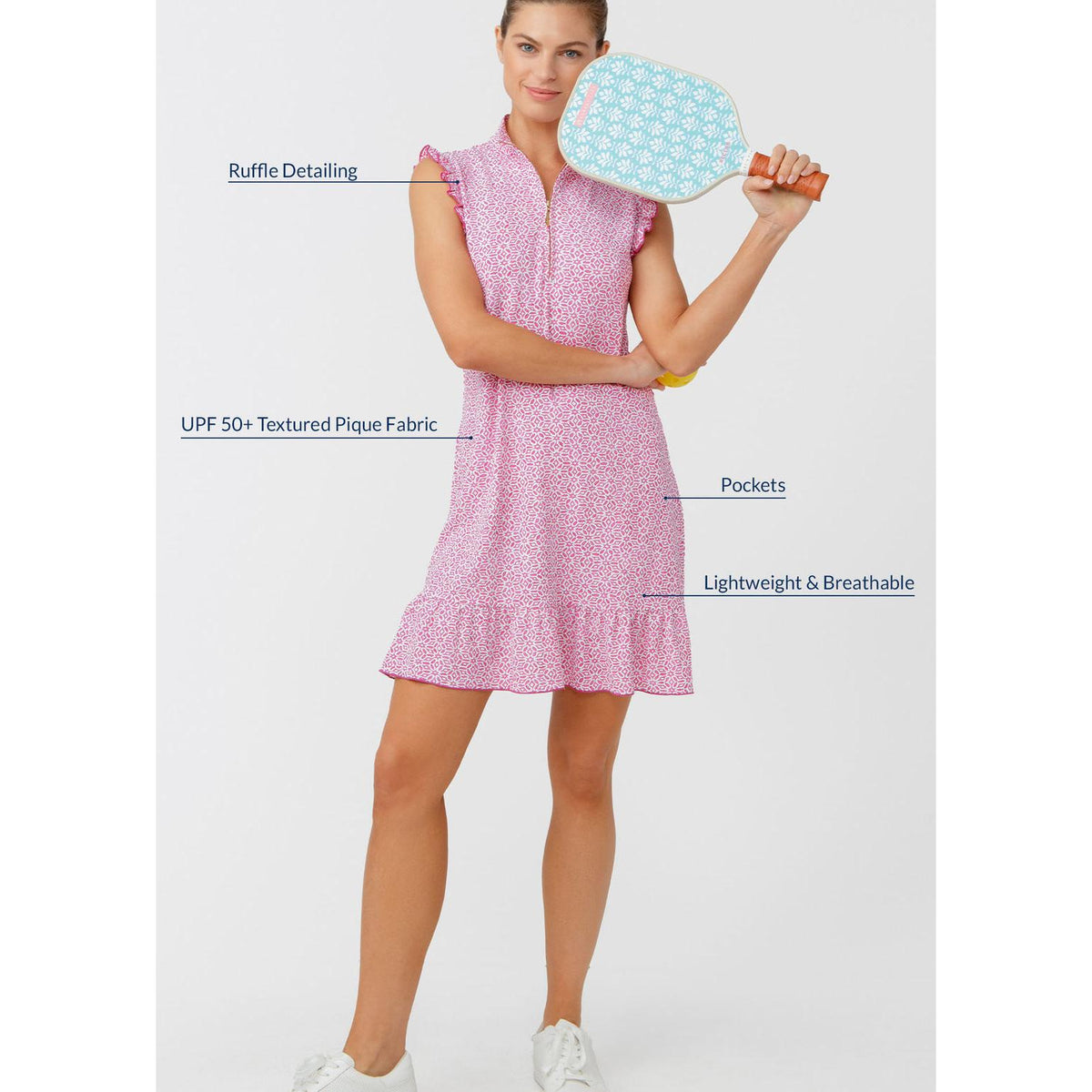 Sleeveless Ruffle Sport Dress