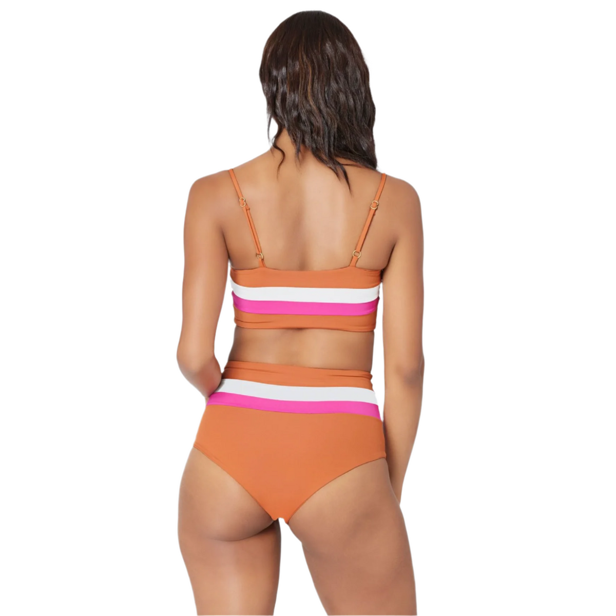 Portia Stripe Bikini Bottom