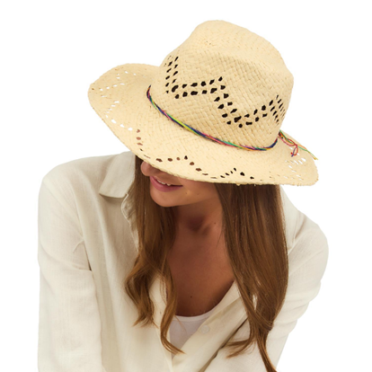 Take Shade Natural Raffia Hat