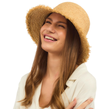 Take Shade Natural Raffia Hat