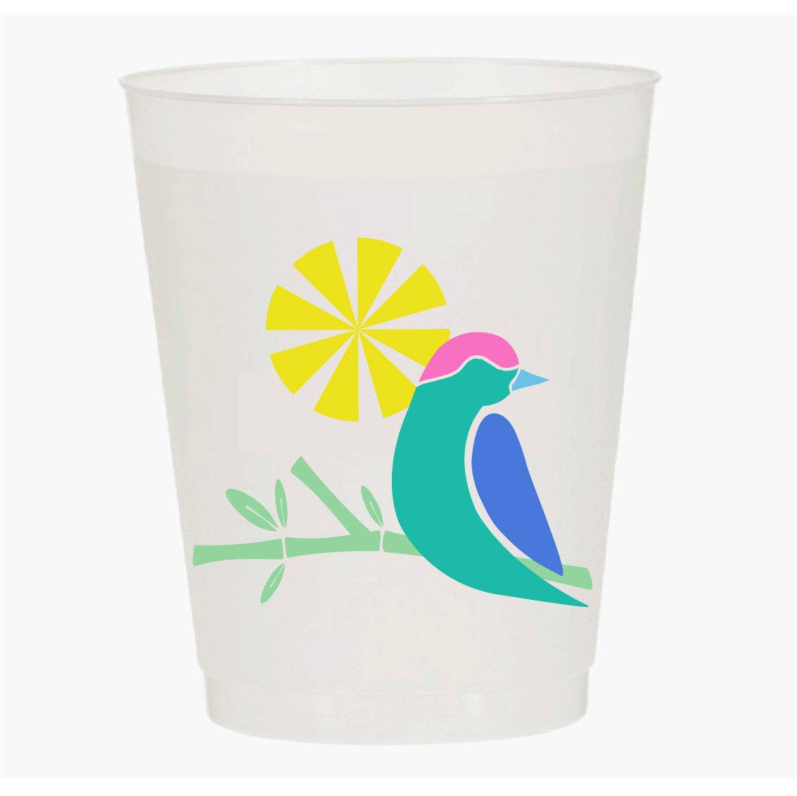 “Cheers Bird Bam" Shatterproof Cups