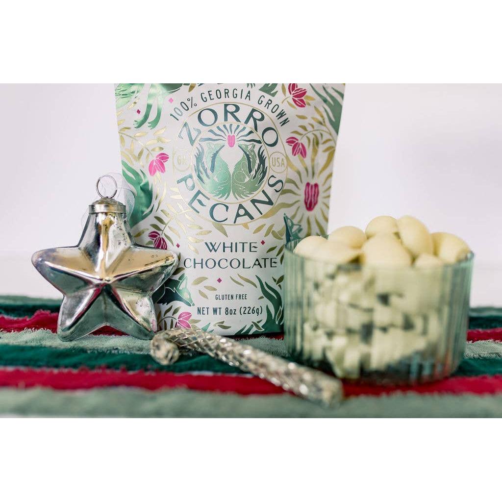 White Chocolate Covered Pecans